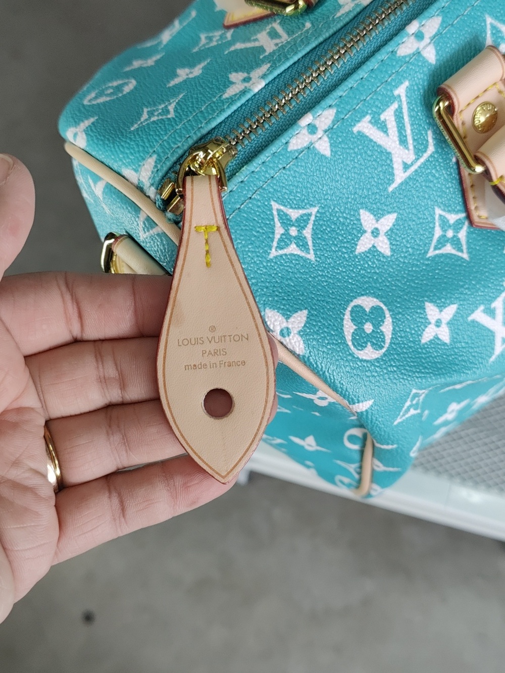 Turquoise Blue Handbag - Picture 9 of 11